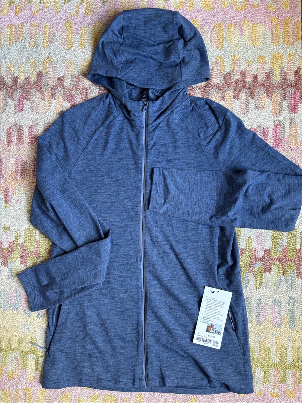 🍦HOST PICK🍦Lululemon NWT SURGE Warm Full Zip Slim Fit Jacket Medium Rulu Fabric